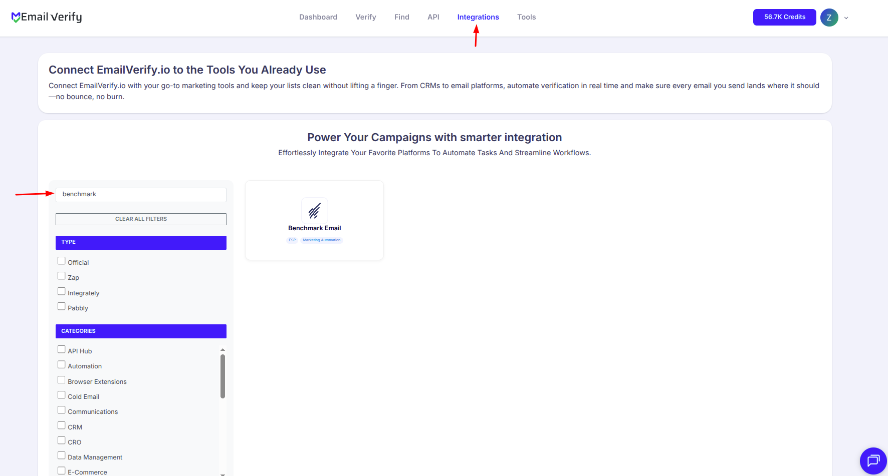 Step 1: Step 1: Sign in to EmailVerify.io