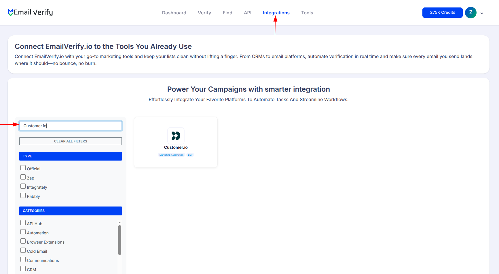 Step 1: Step 1: Sign in to EmailVerify.io