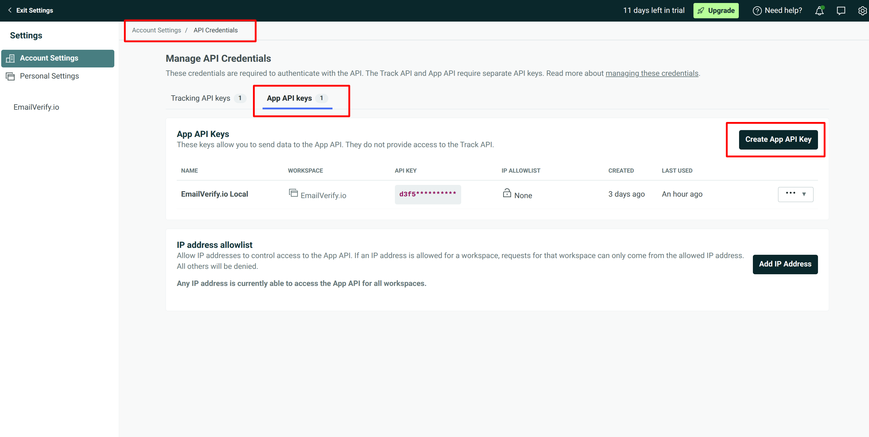 Step 6: Step 6: Generate APP API Key
