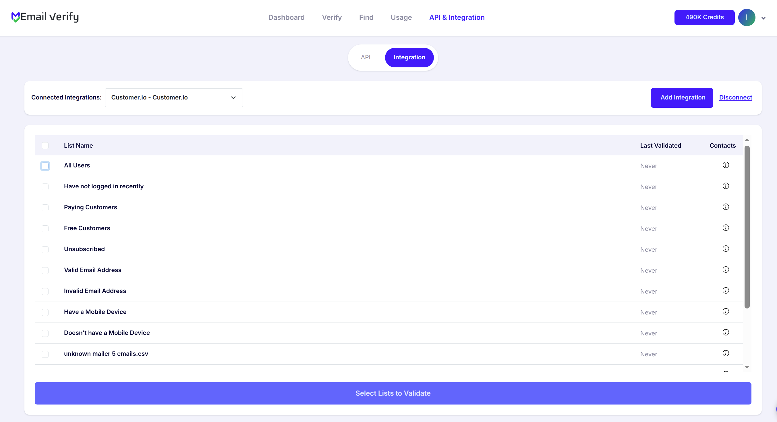 Step 9: Step 9: View Your Lists