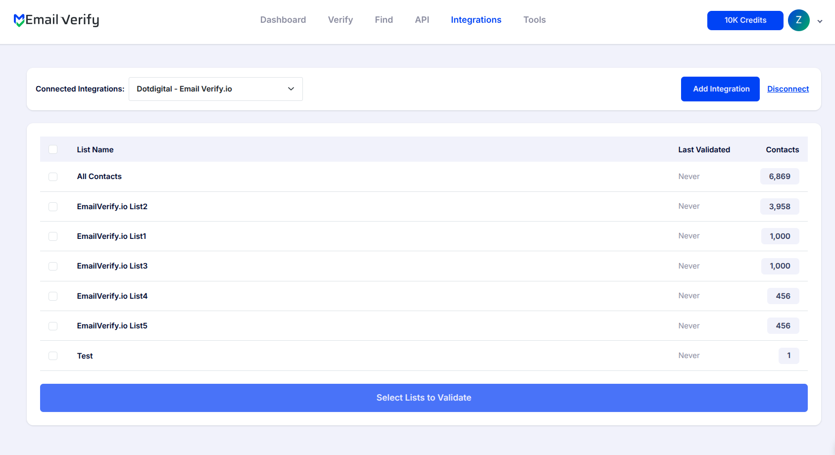Step 6: Step 6: View Your Lists