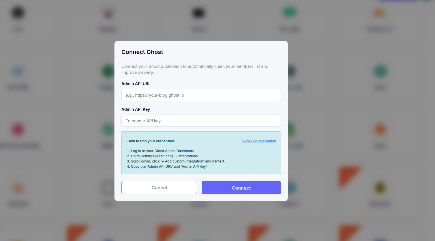 Step 2: Step 2: Select Ghost