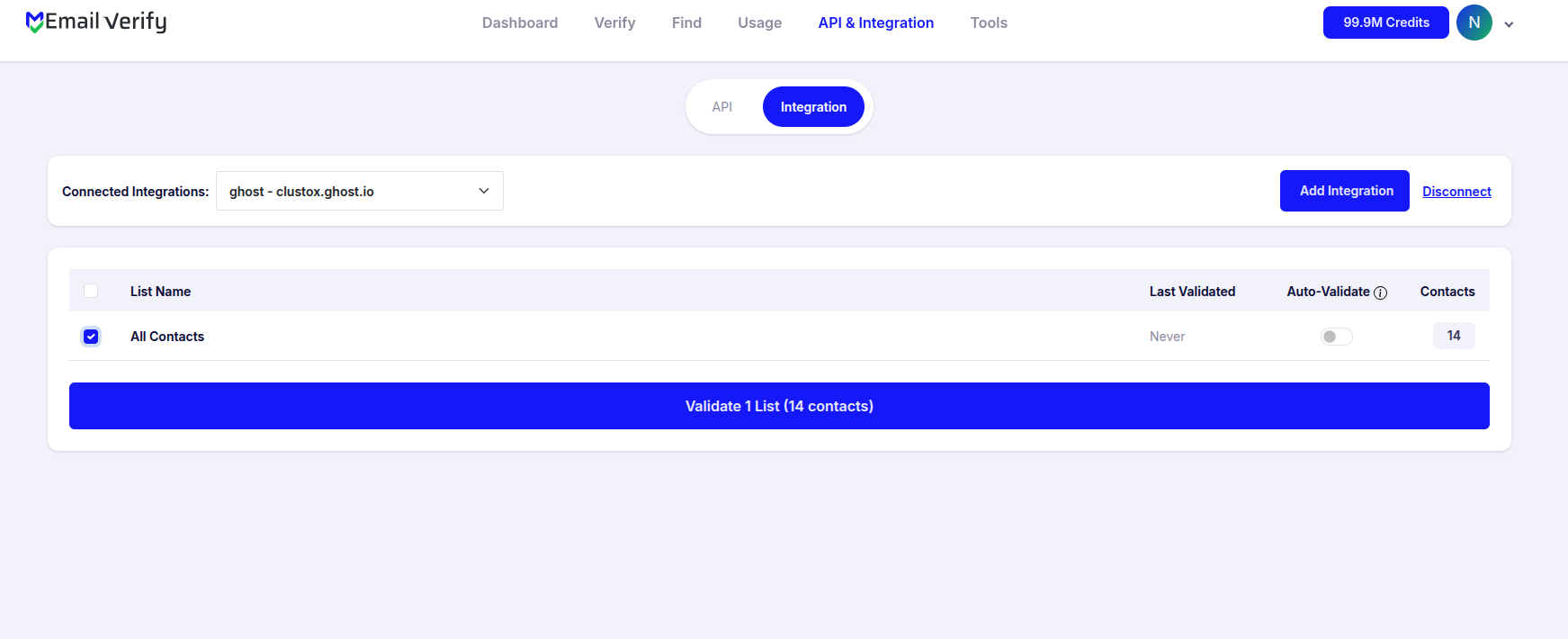 Step 5: Step 5: Select Lists to Verify