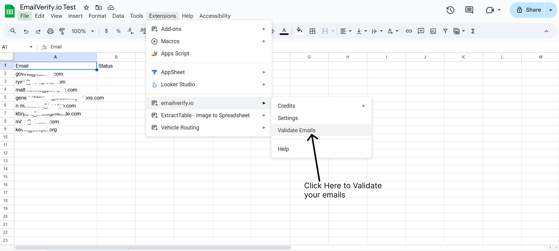 Step 5: Step 5: Verify Emails
