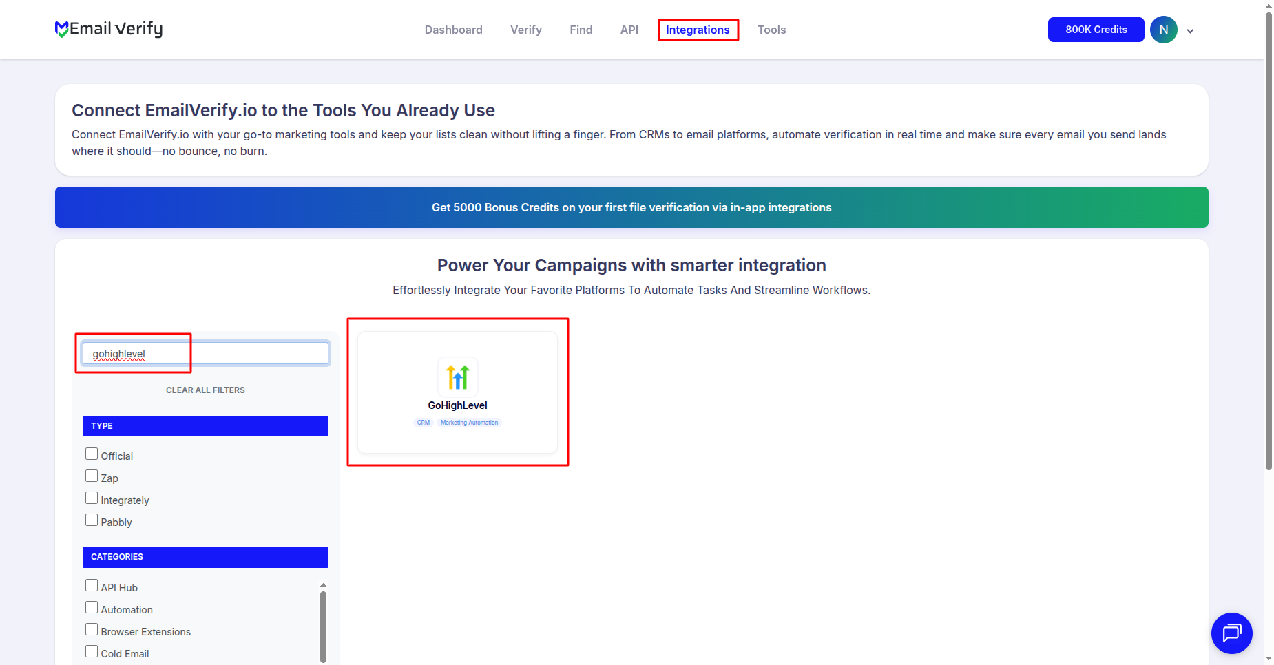 Step 1: Step 1: Sign in to EmailVerify.io