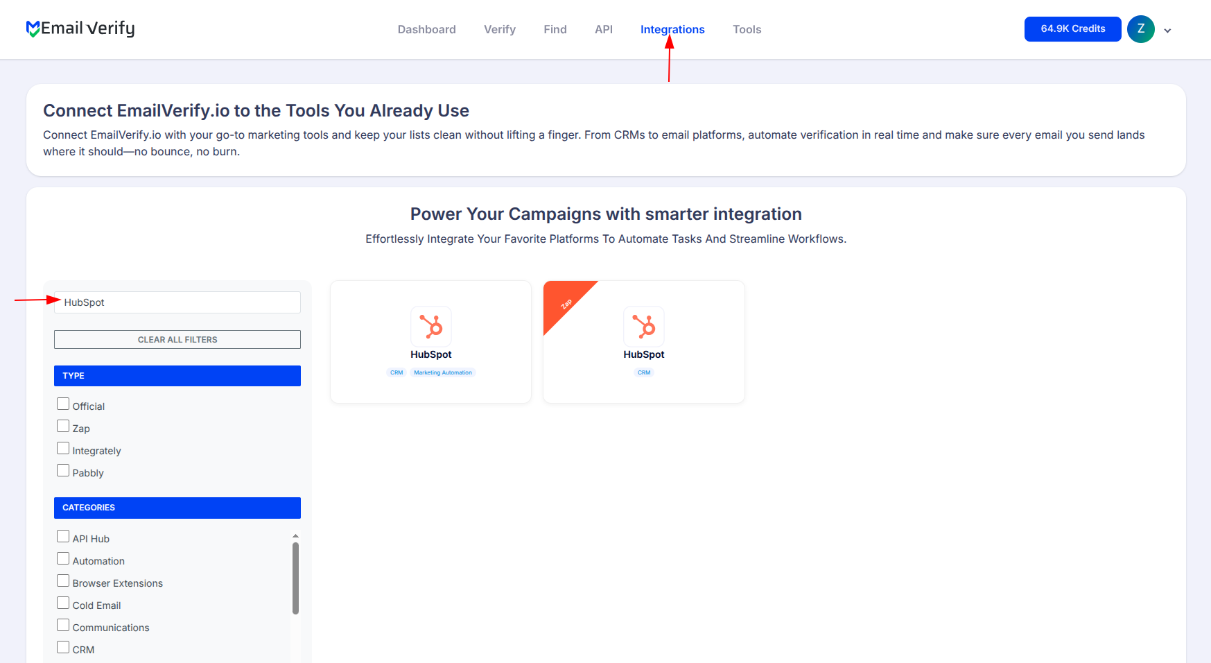 Step 1: Step 1: Sign in to EmailVerify.io