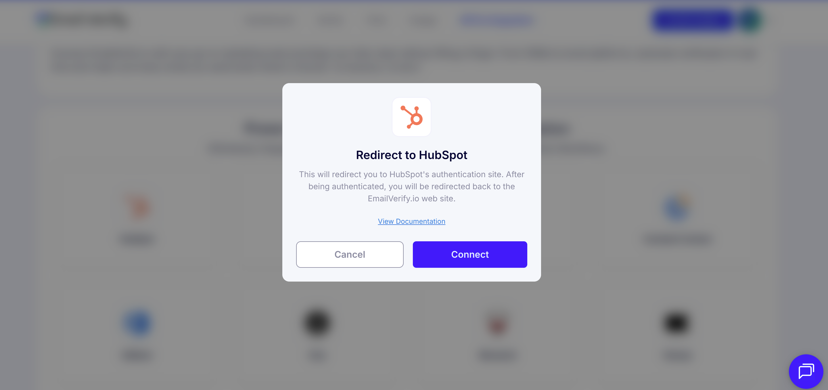 Step 2: Step 2: Open the HubSpot Integration