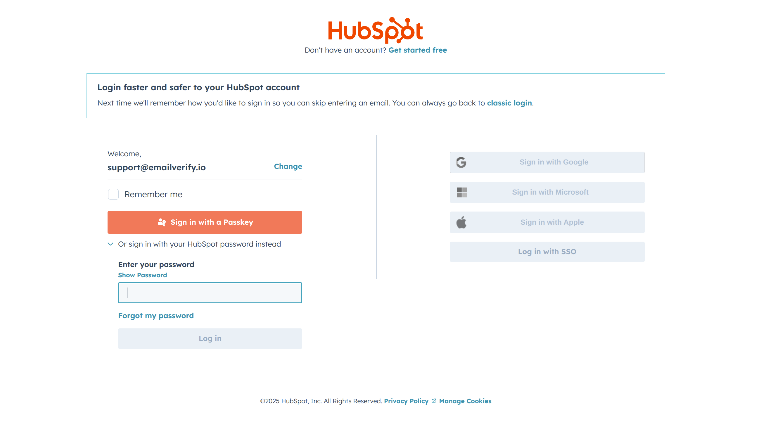 Step 4: Step 4: Sign in to HubSpot