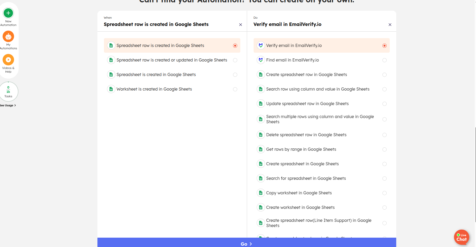 Step 6: Step 6: Select 'When' and 'Do'