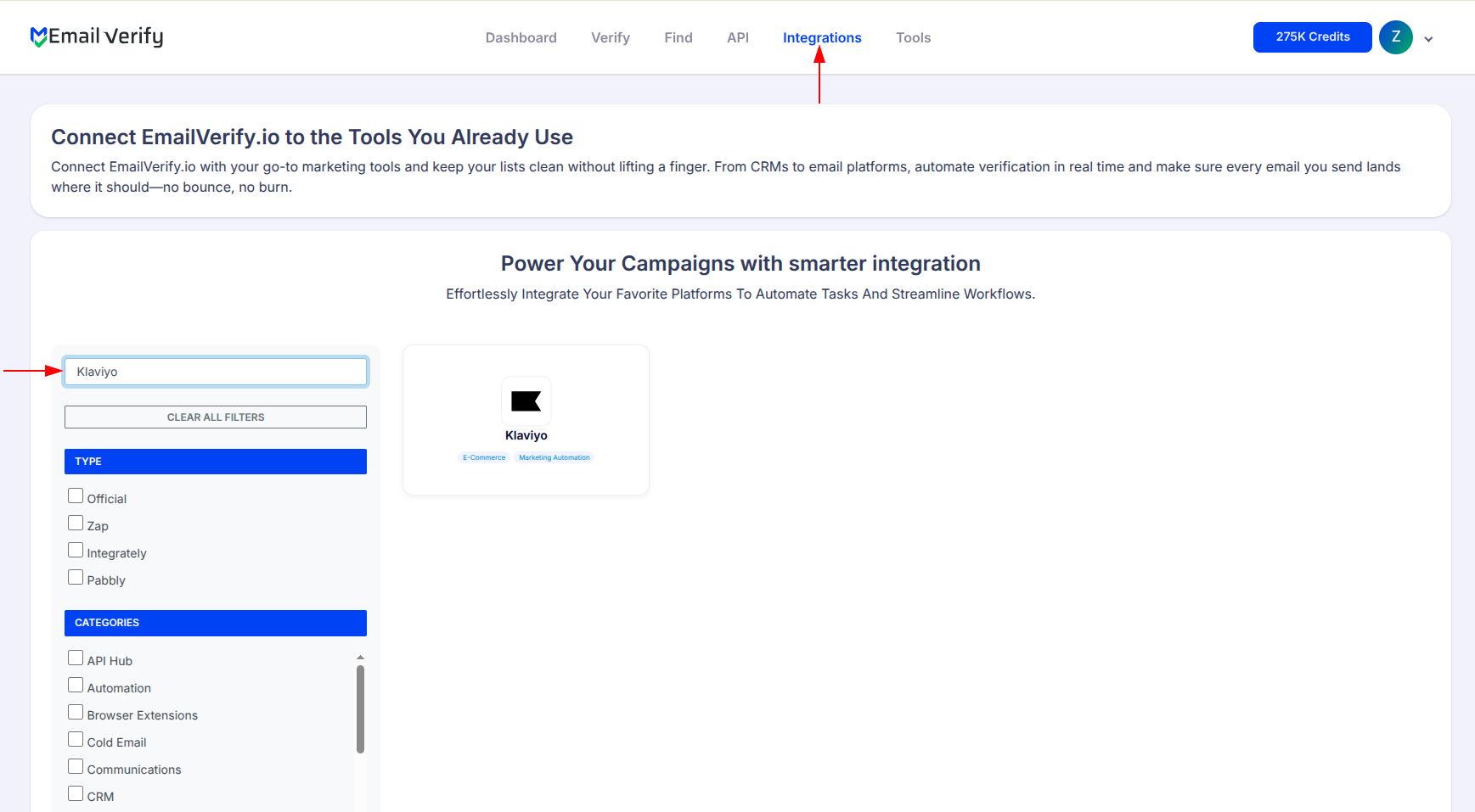 Step 1: Step 1: Sign in to EmailVerify.io