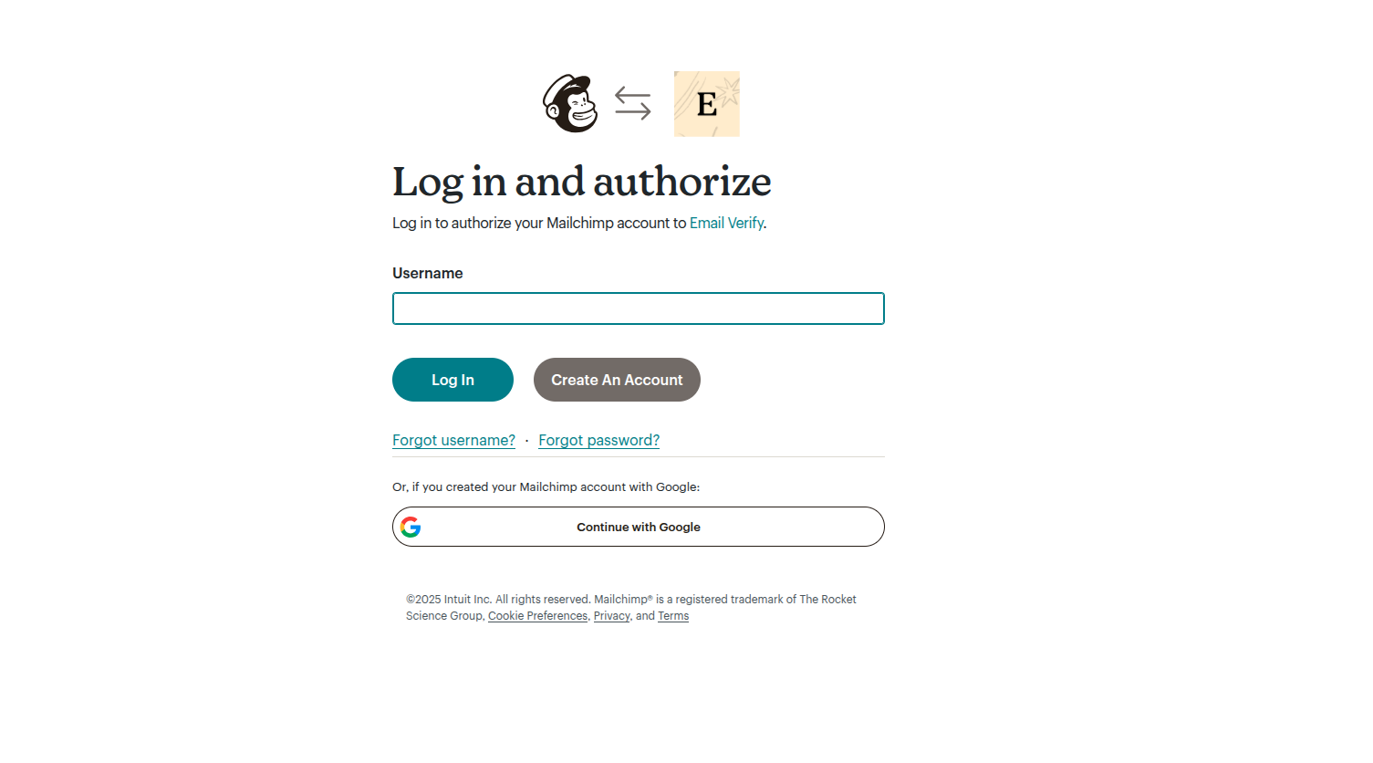 Step 3: Step 3: Select Mailchimp