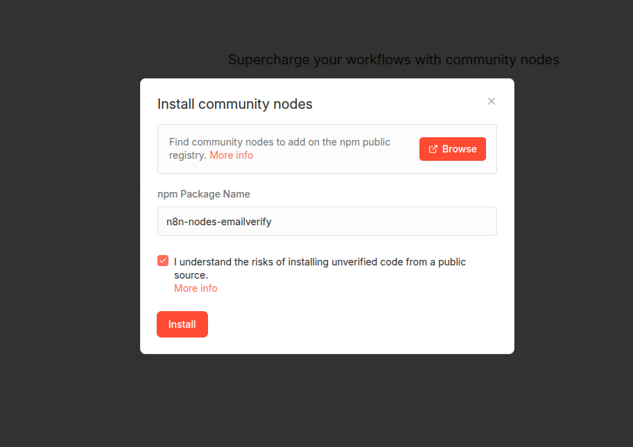 Step 3: Step 3: Install Package