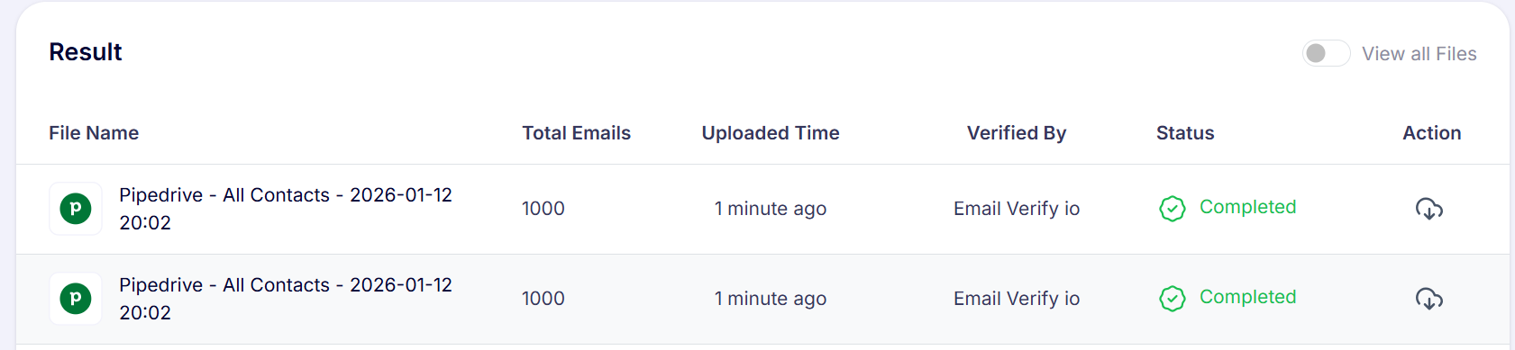 Step 8: Step 8: Receive and Access Validation Results