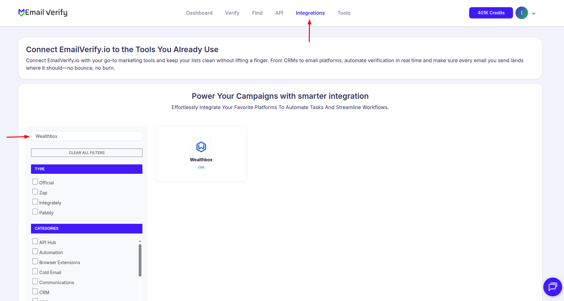 Step 1: Step 1: Sign in to EmailVerify.io