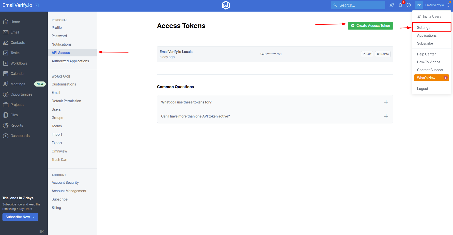 Step 3: Step 3: Get Your Wealthbox Access Token