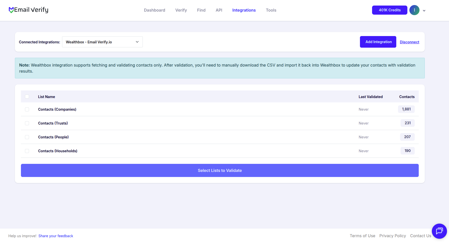 Step 5: Step 5: View Your Lists
