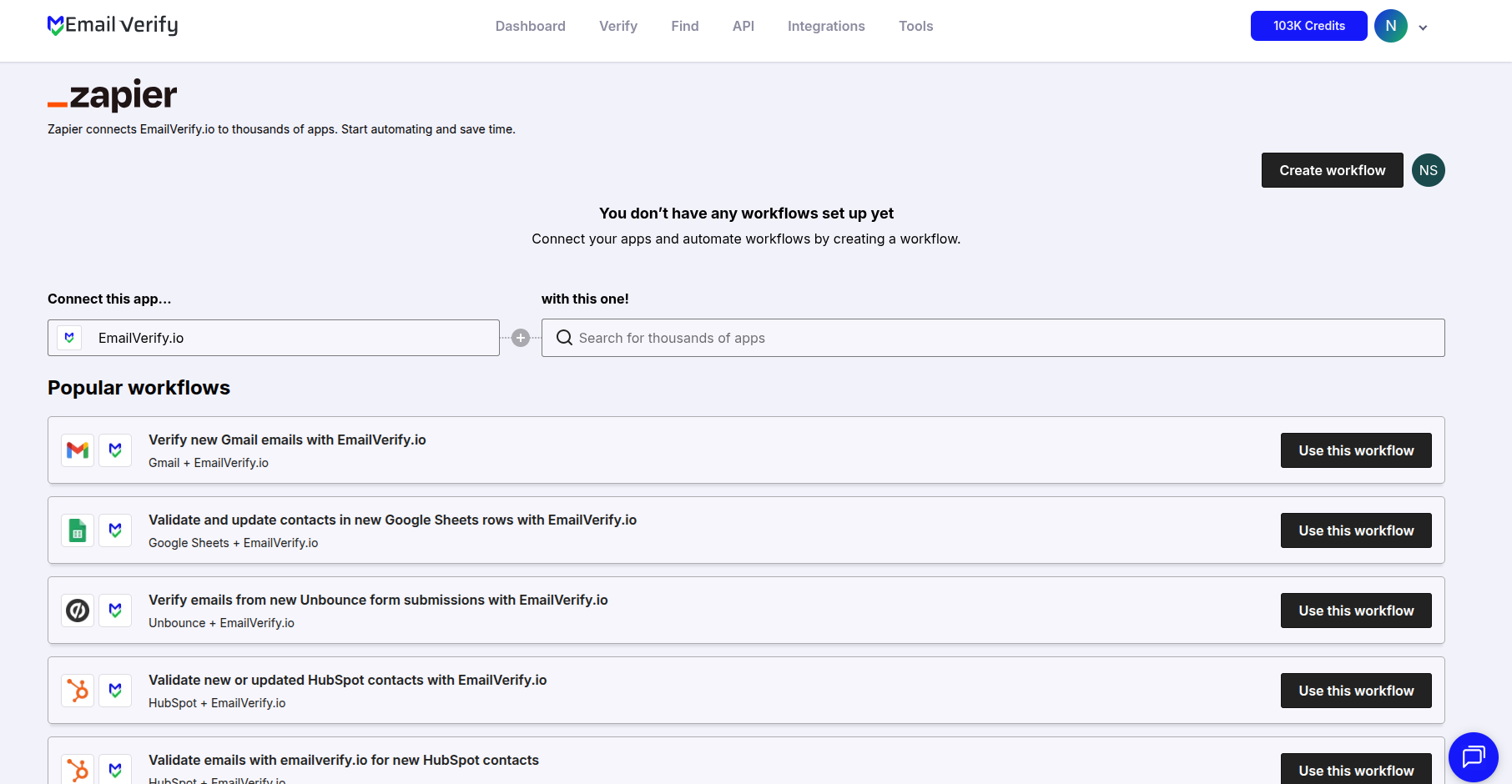 Step 2: Step 2: Access Zapier Integration